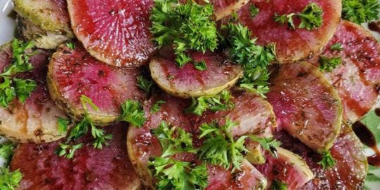 Cover Image for Simply Roasted Watermelon Radish